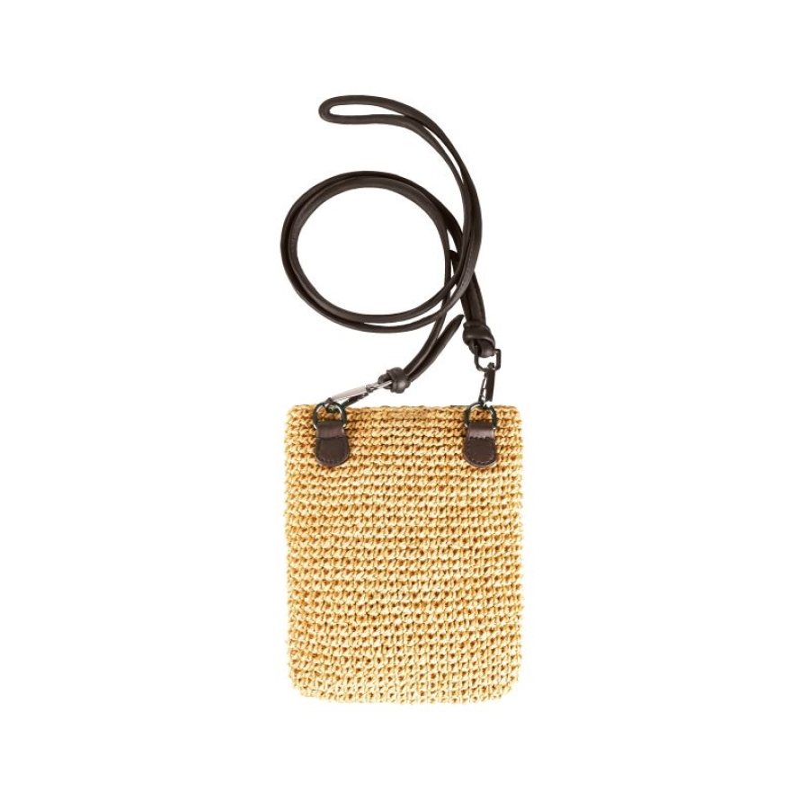 SEABREEZE MOBILE RAFFIA-NATURE Smartphone Tasche